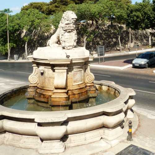 Lion Fountain in Floriana