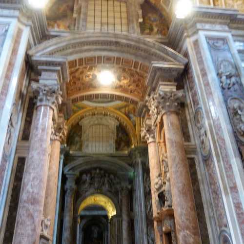 Interior of the Saint Peter basilica