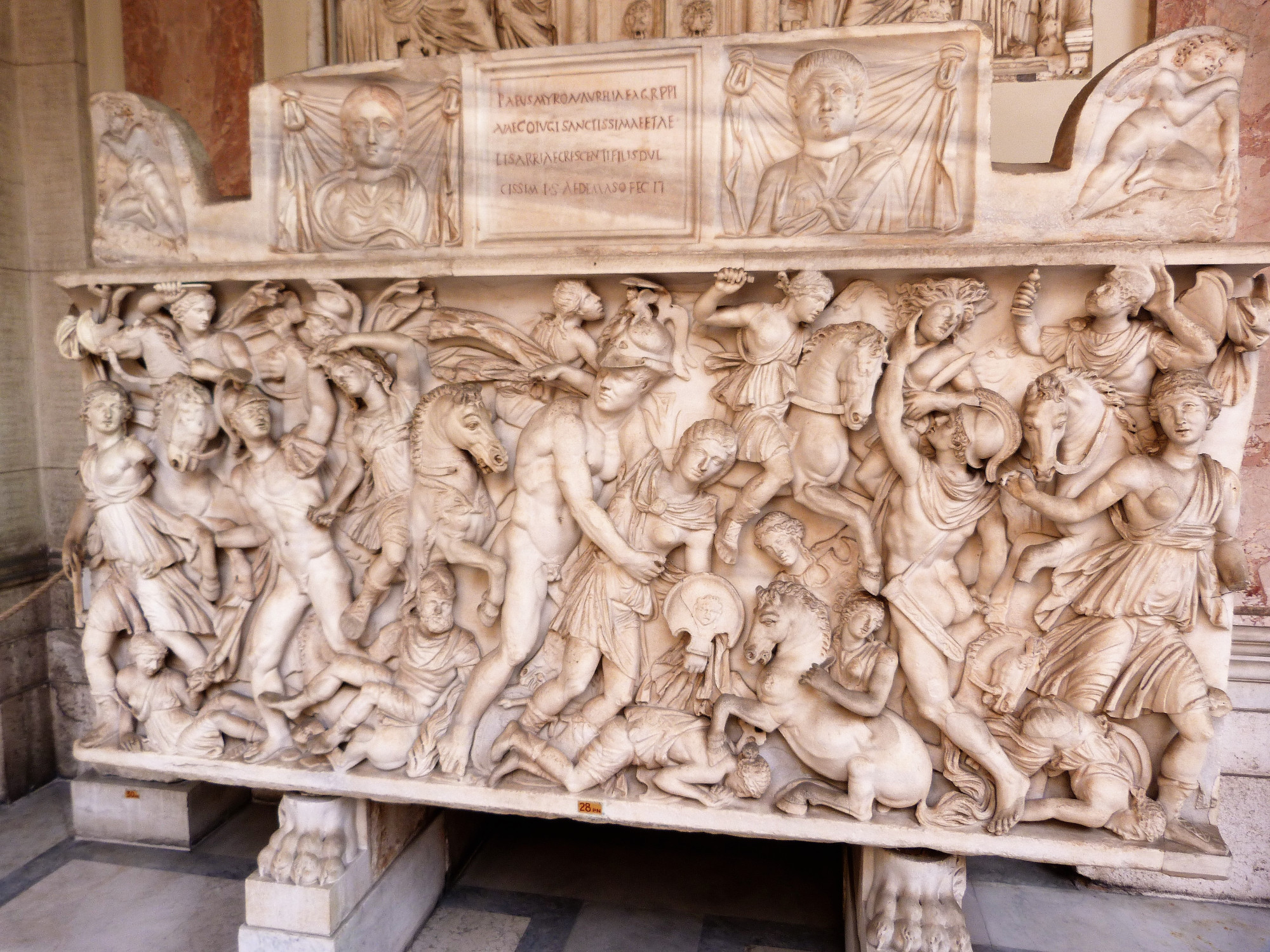 Sarcophagus with Fighting Amazons