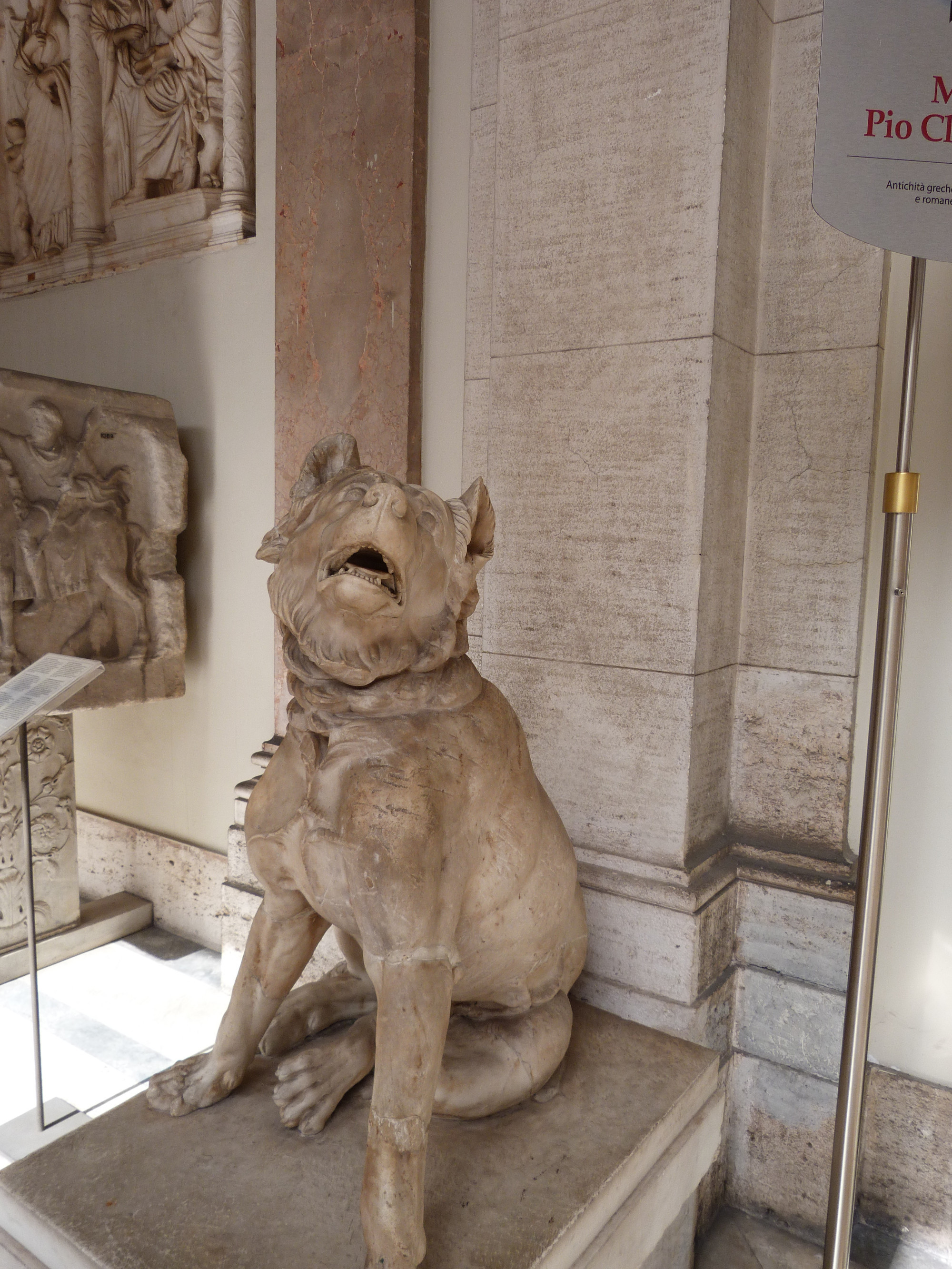 Molassian Dog Statue
