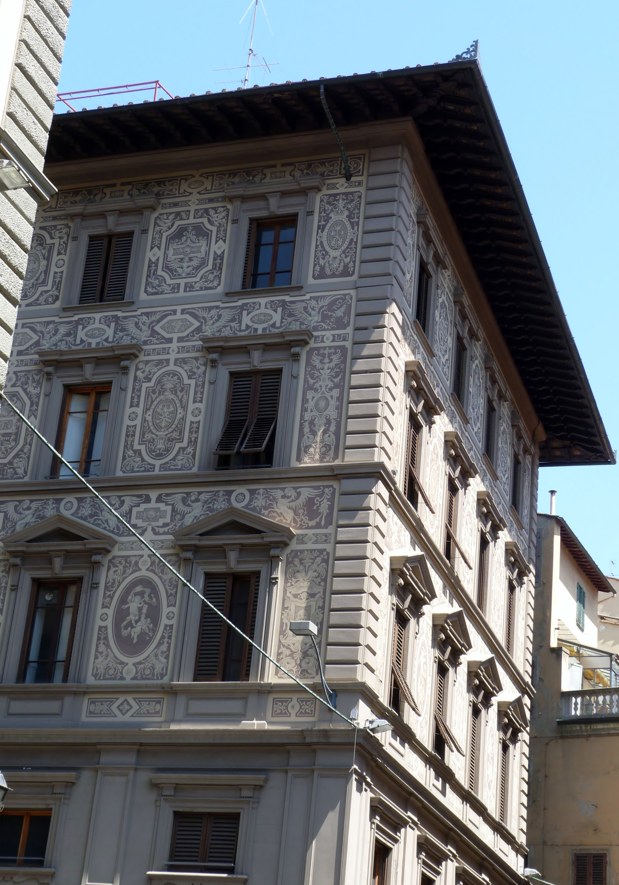 Building artwork Palazzo degli Angeli