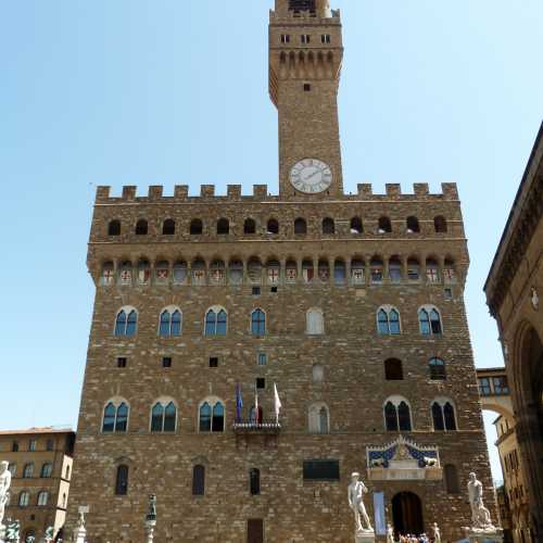 The Palazzo Vecchio is the town hall of Florence