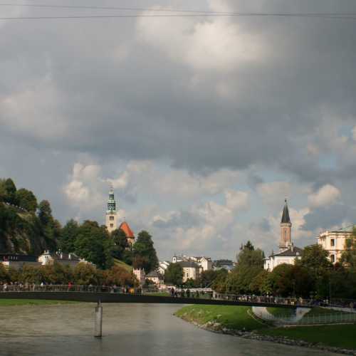 Bridge Over the Salzach River