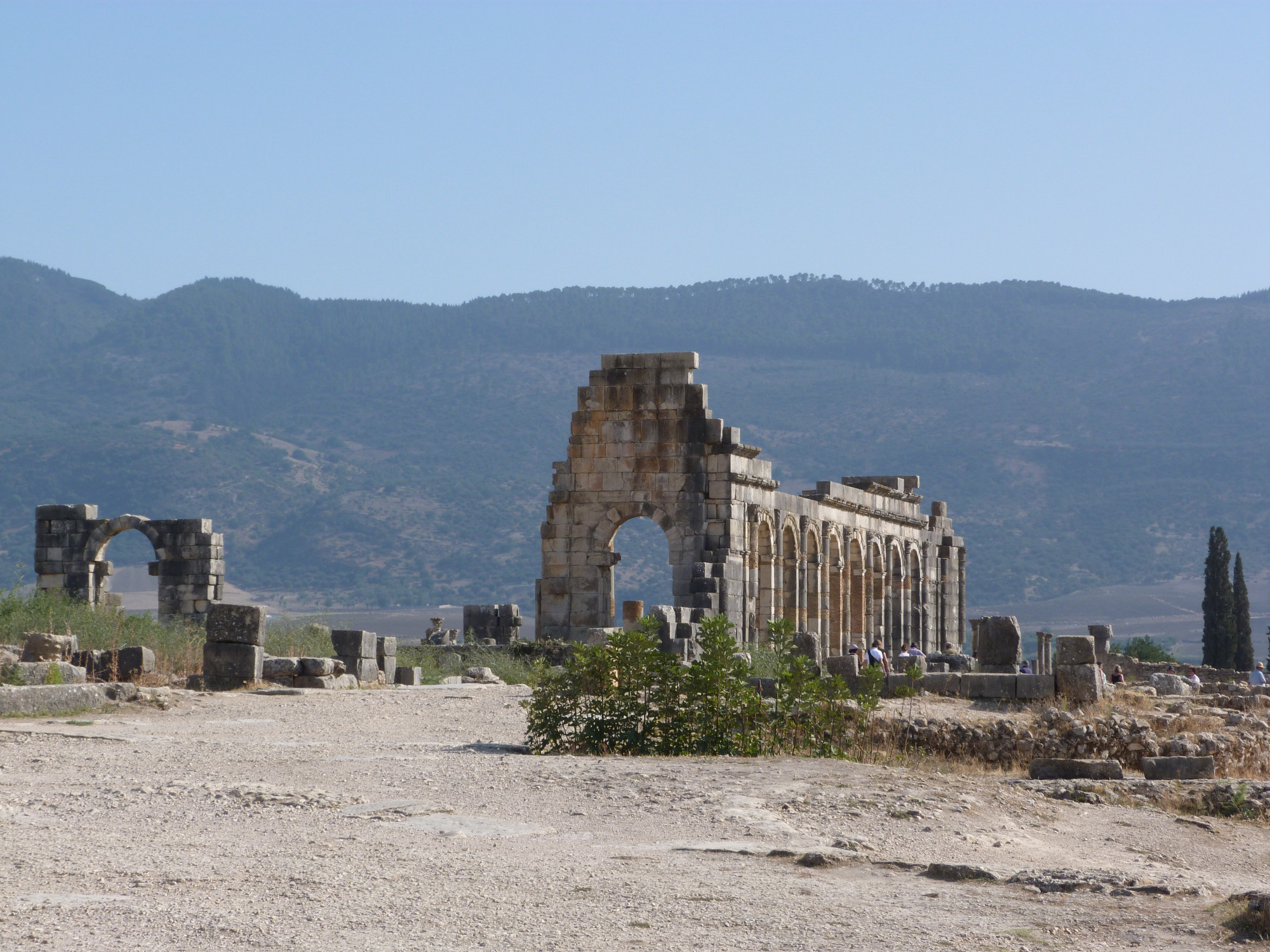 Volubilis basilica exterior