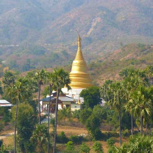 View from Temple Hsinbyume Pagoda (Myatheindan Pagoda)