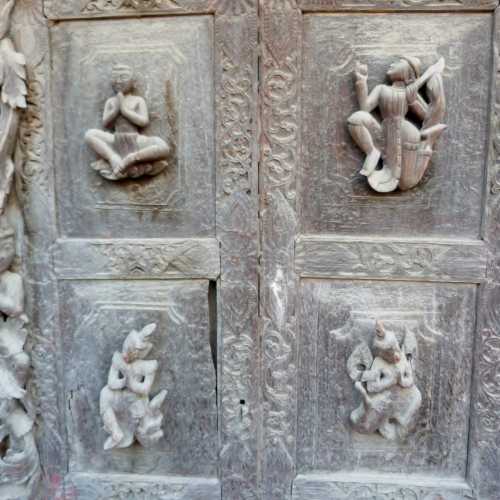 Door Carving Shwenandaw Monastery 