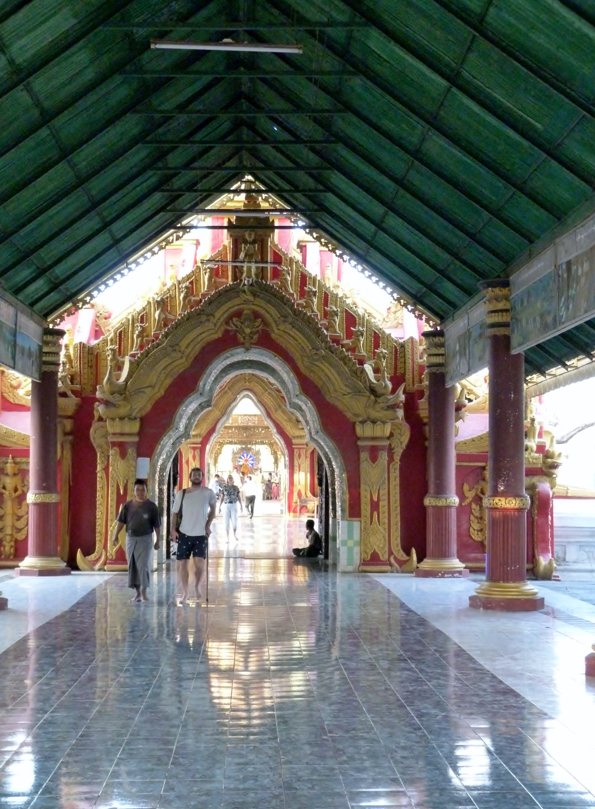 Interior Entrance Kuthodaw Pagoda 