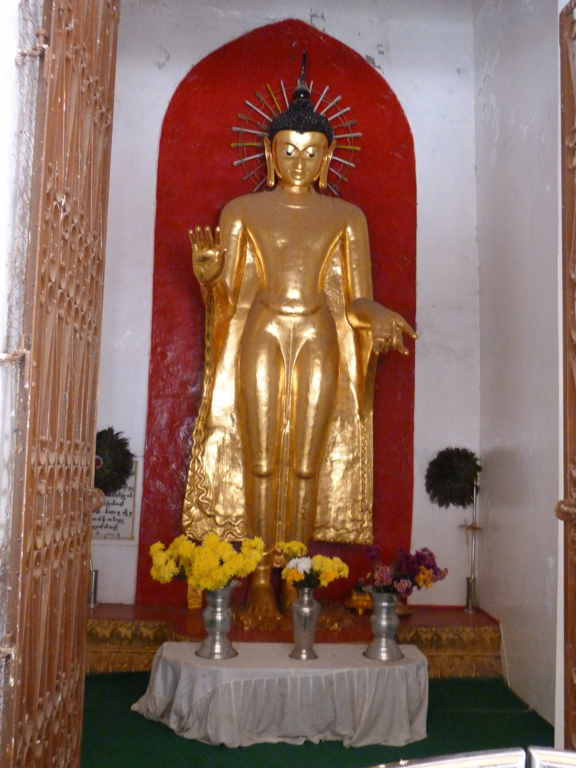 Standing Golden Buddha
