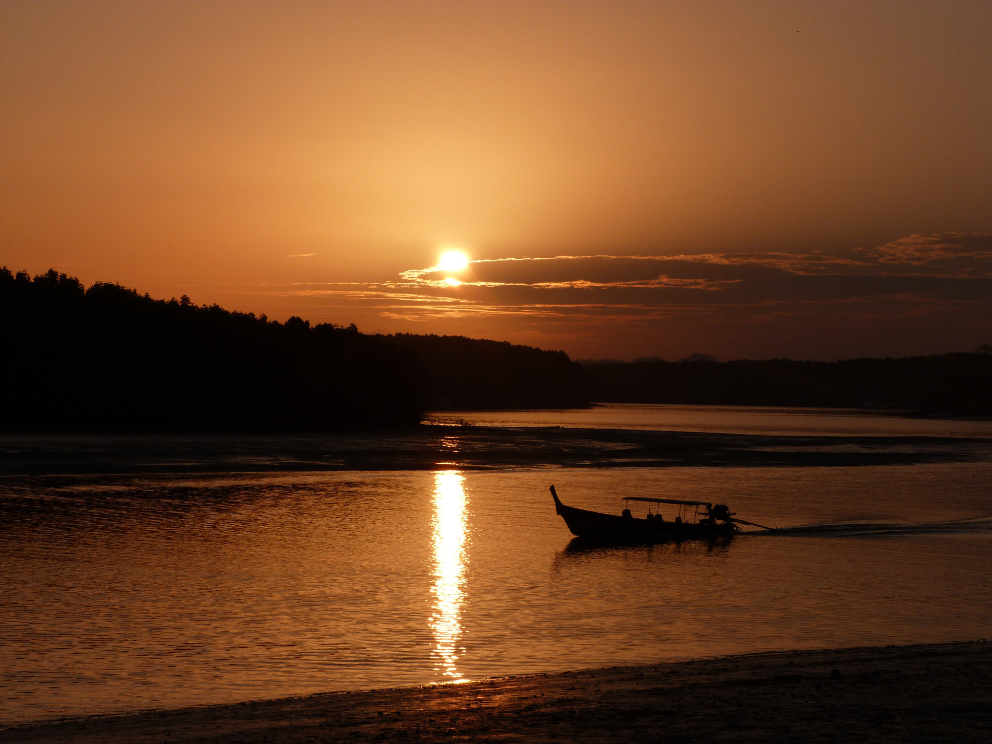 Sunset Krabi River
