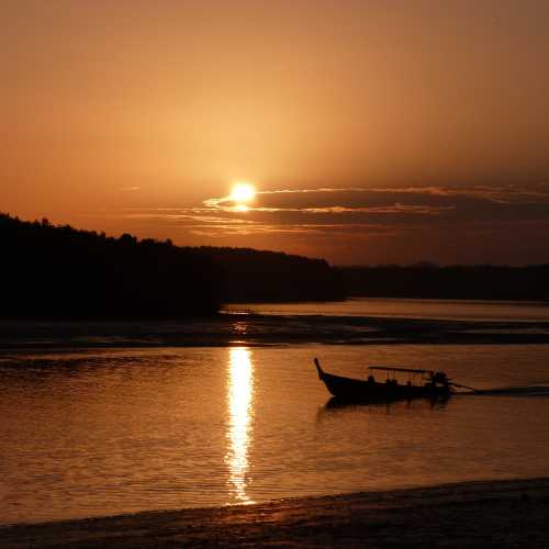 Sunset Krabi River