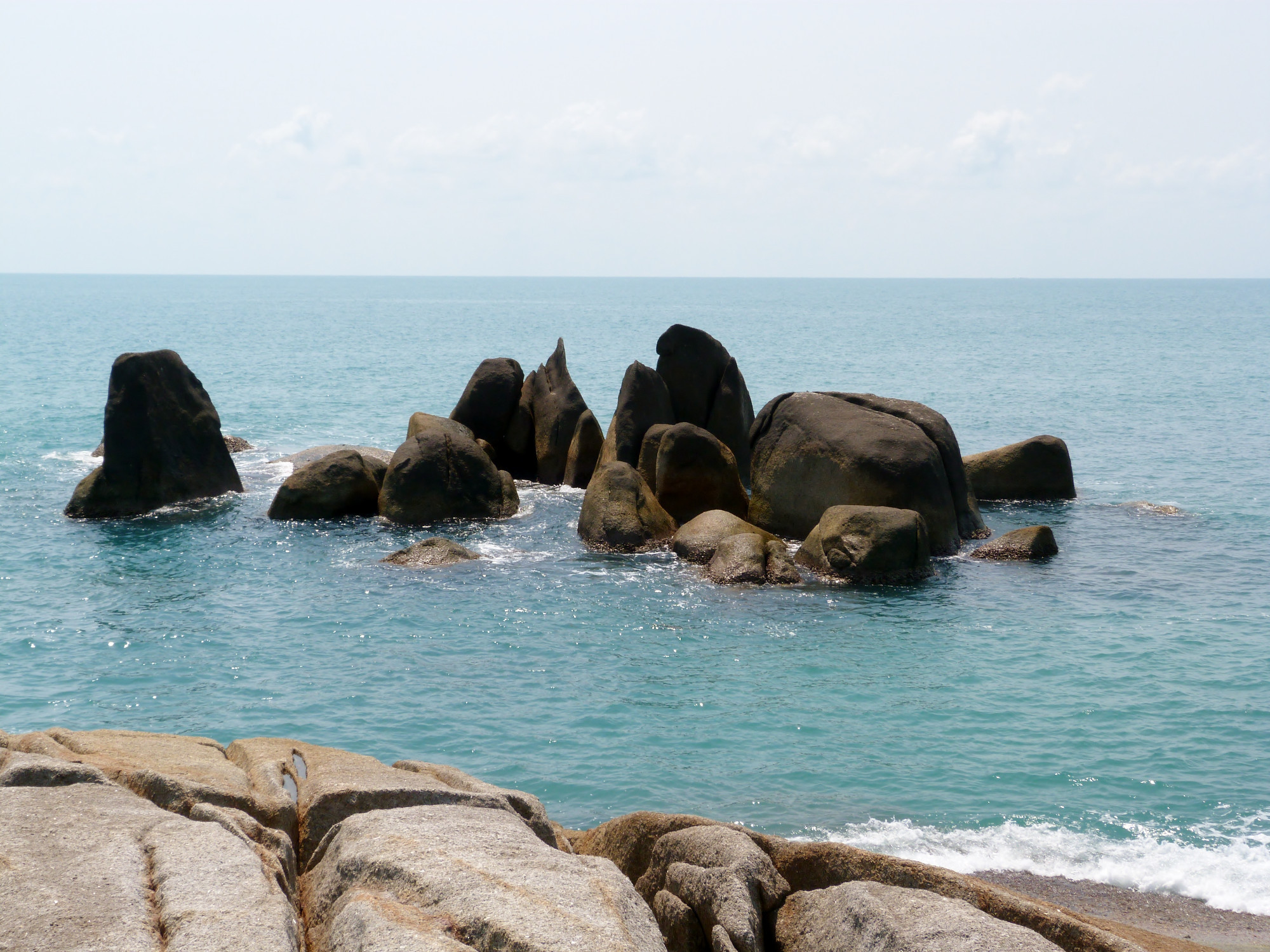 Coastal boulders