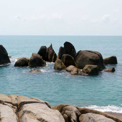 Coastal boulders