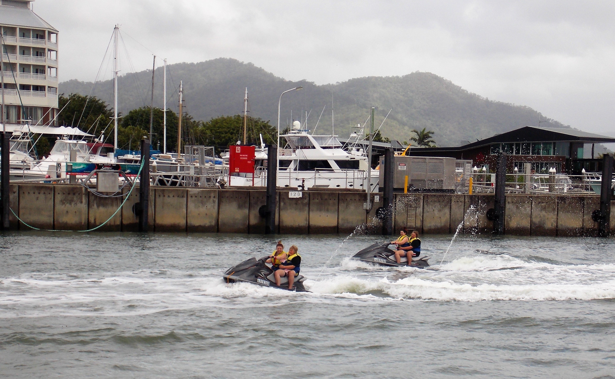 Jet Ski's in the harbour