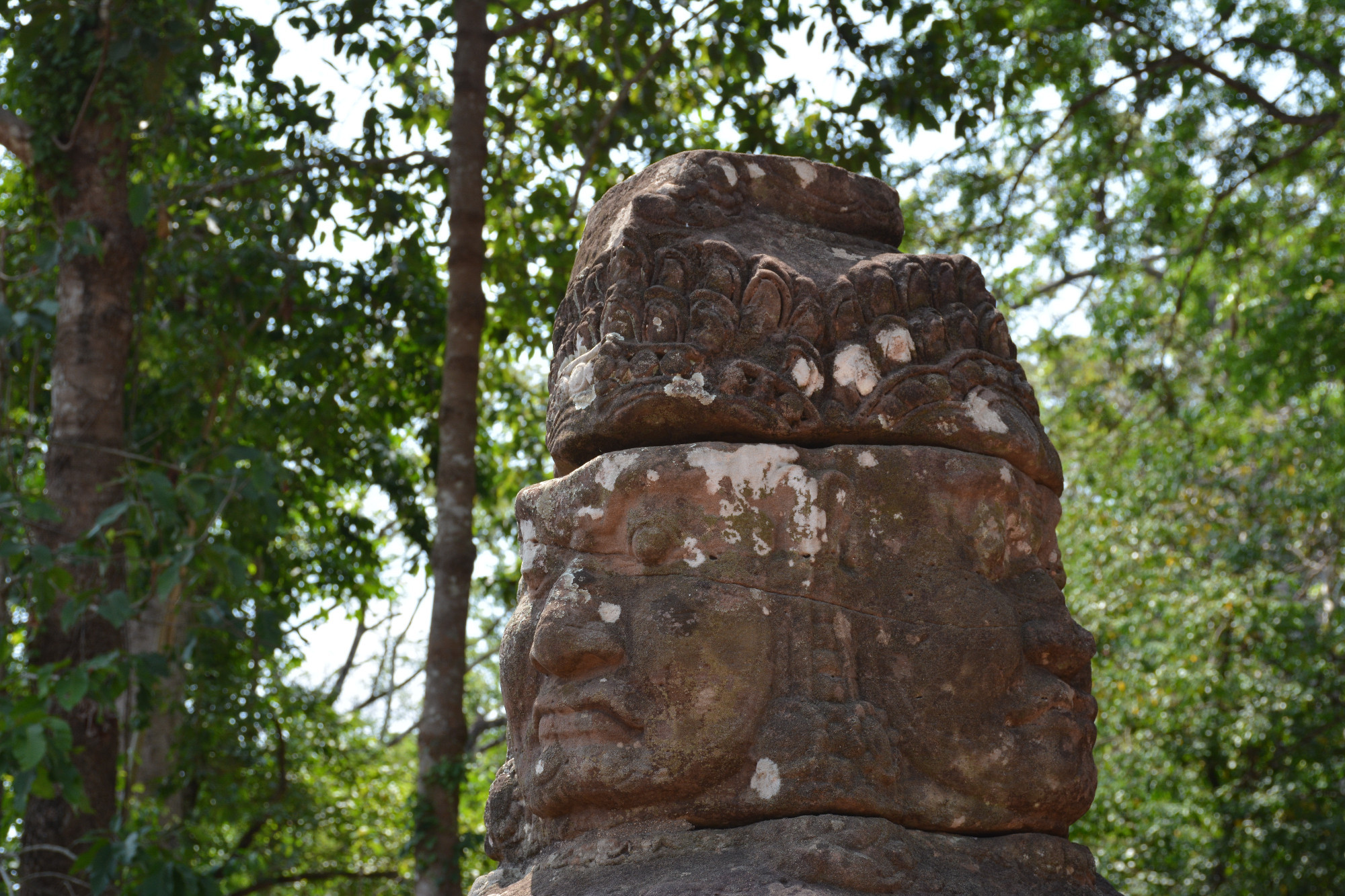 carved head