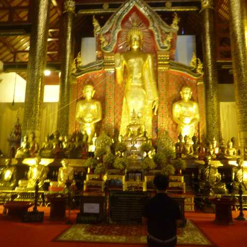 Golden Buddhas Inside Main Pgoda