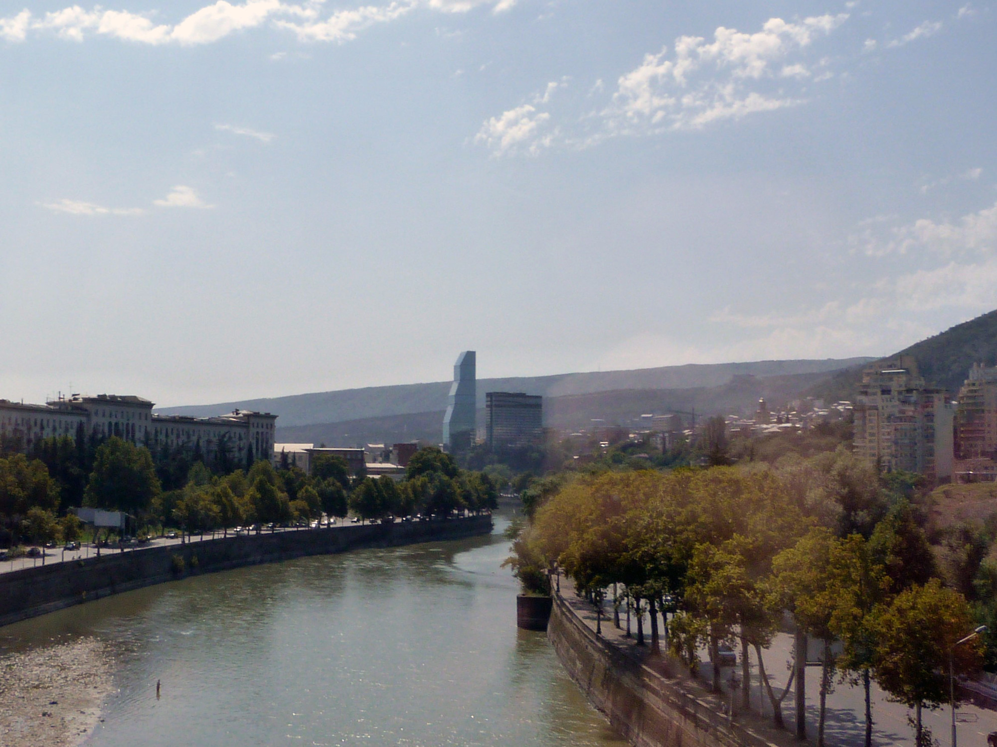 View from Galaktion Tabidze Bridge