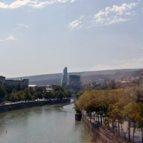 View from Galaktion Tabidze Bridge