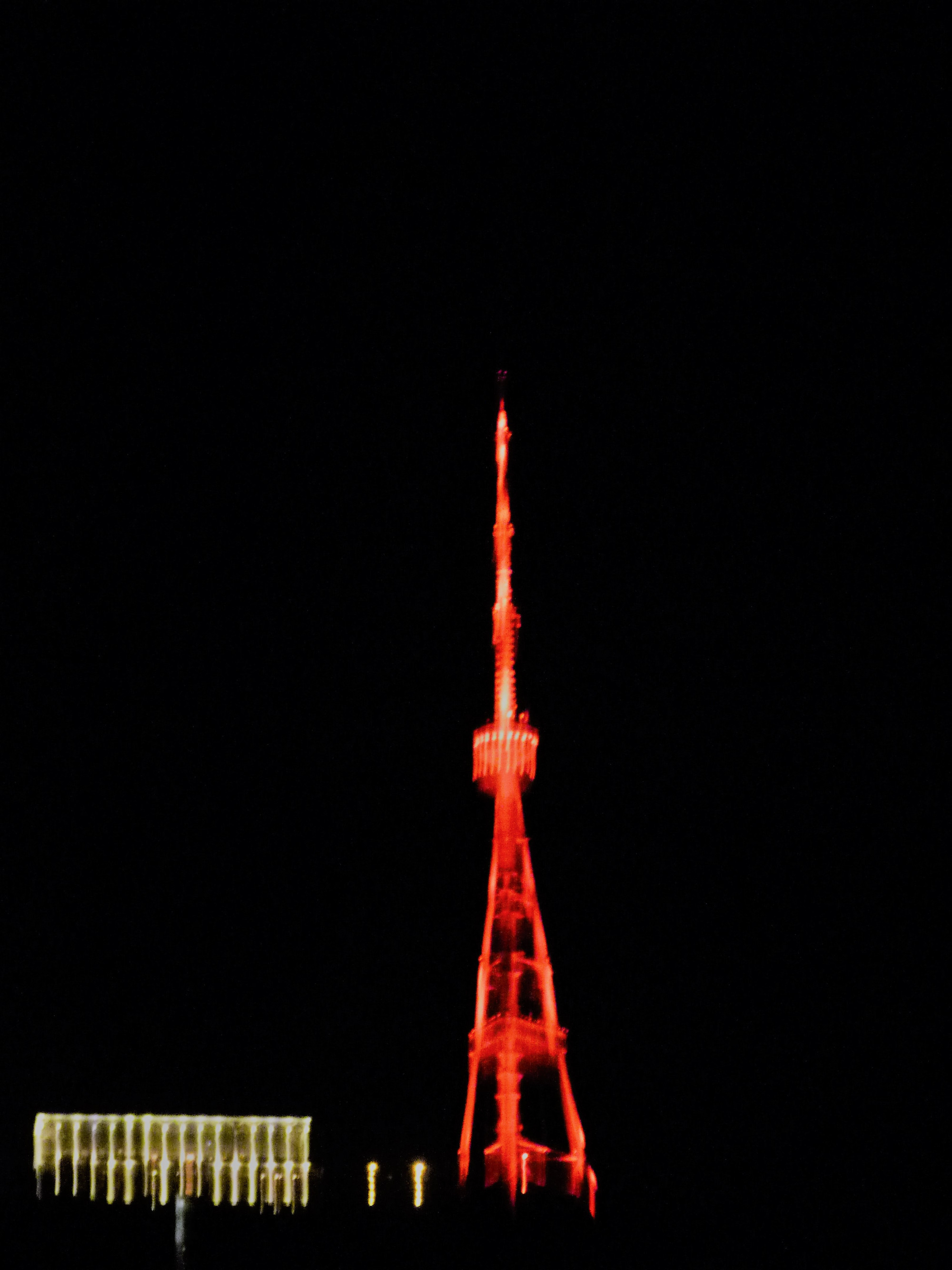 Radio Tower by night