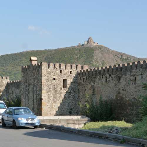 Cathedral Outer Walls with monastery on the hill