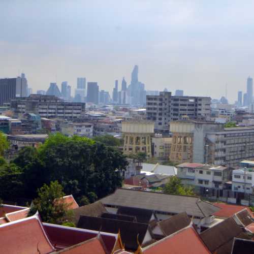 Panoramic View over city from Temple