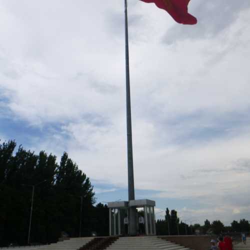 Paramount Kyrgyz Republic Flag, Kyrgyzstan