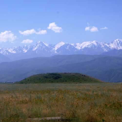 Scythian burial mounds, Kazakhstan
