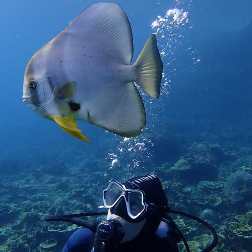 Moi with new Dive Buddy