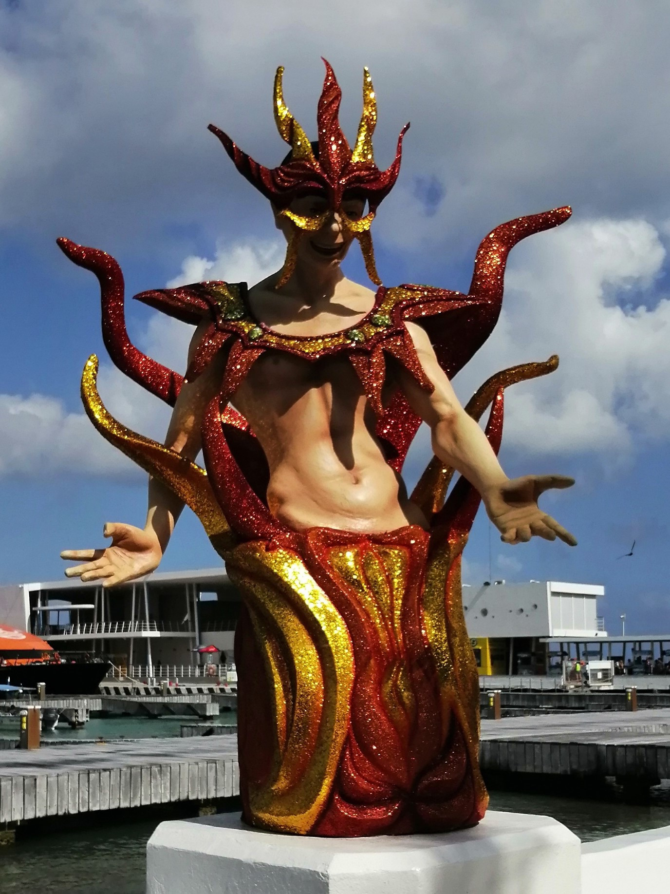 Carnival Figure waterfront