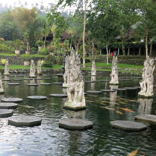 Statues in Pool