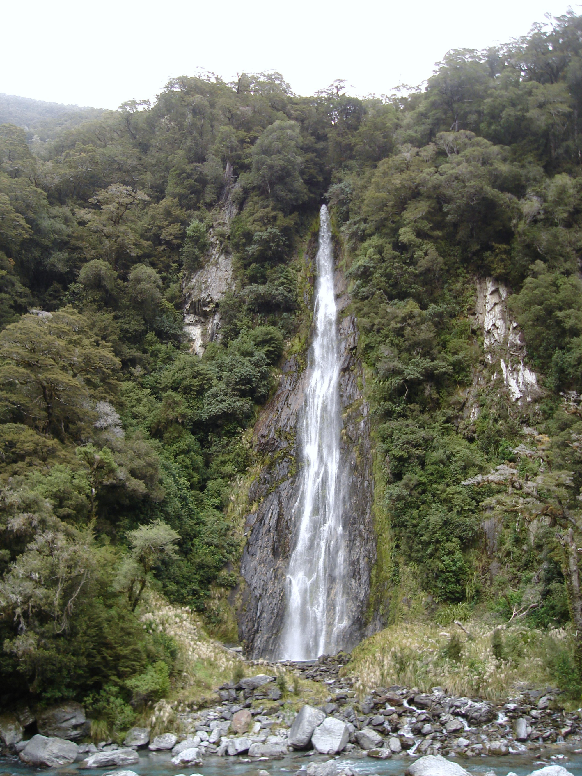 Thunder Creek Falls, Новая Зеландия