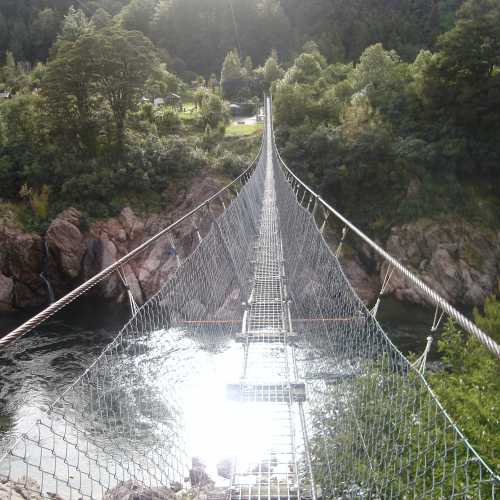 Buller Gorge Swingbridge, Новая Зеландия