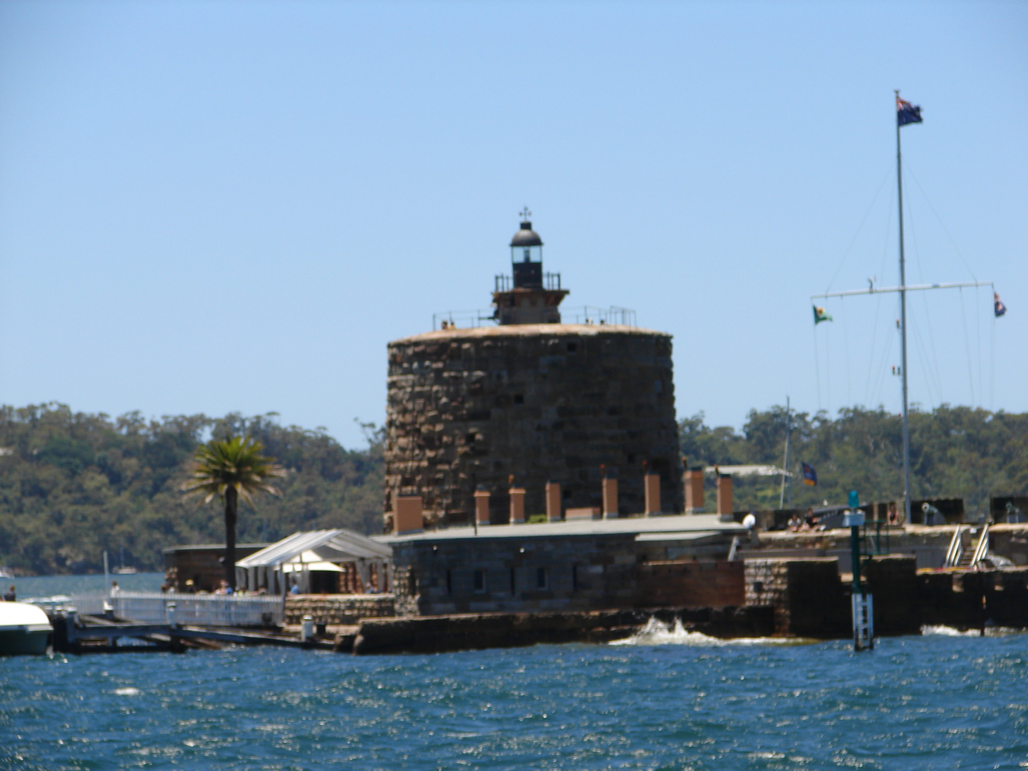 Fort Denison from Manly Ferry