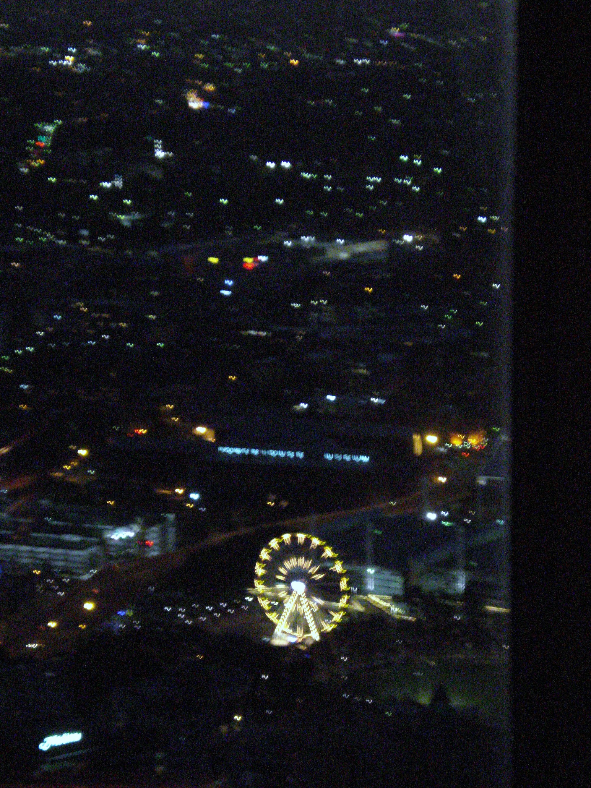 Luna Park at night viewed from tower