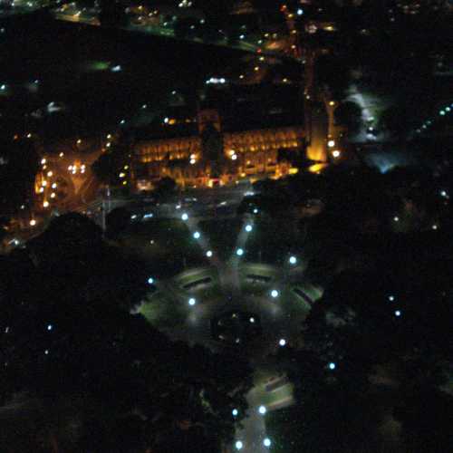 St Marys Cathedral by night viewed from tower