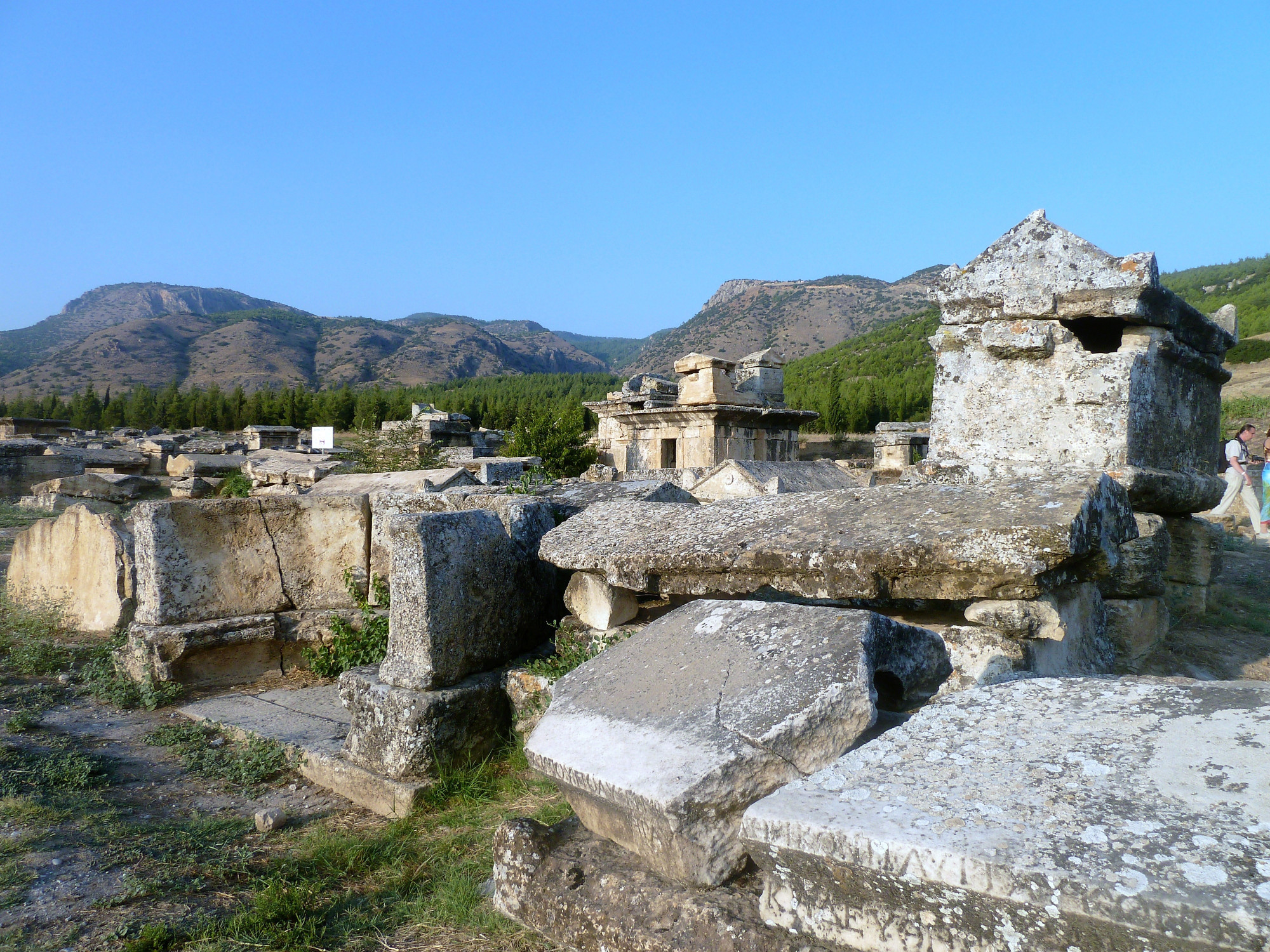 Sarcophagus and tombs in Necropolis