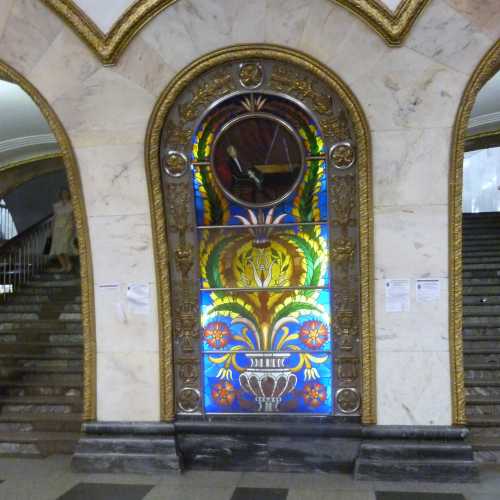 Stained Glass Window Novoslobodskaya Statioj
