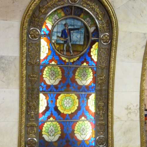 Stained Glass Window Novoslobodskaya Statioj