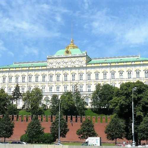 Grand Kremlin Palace view from Riverbank