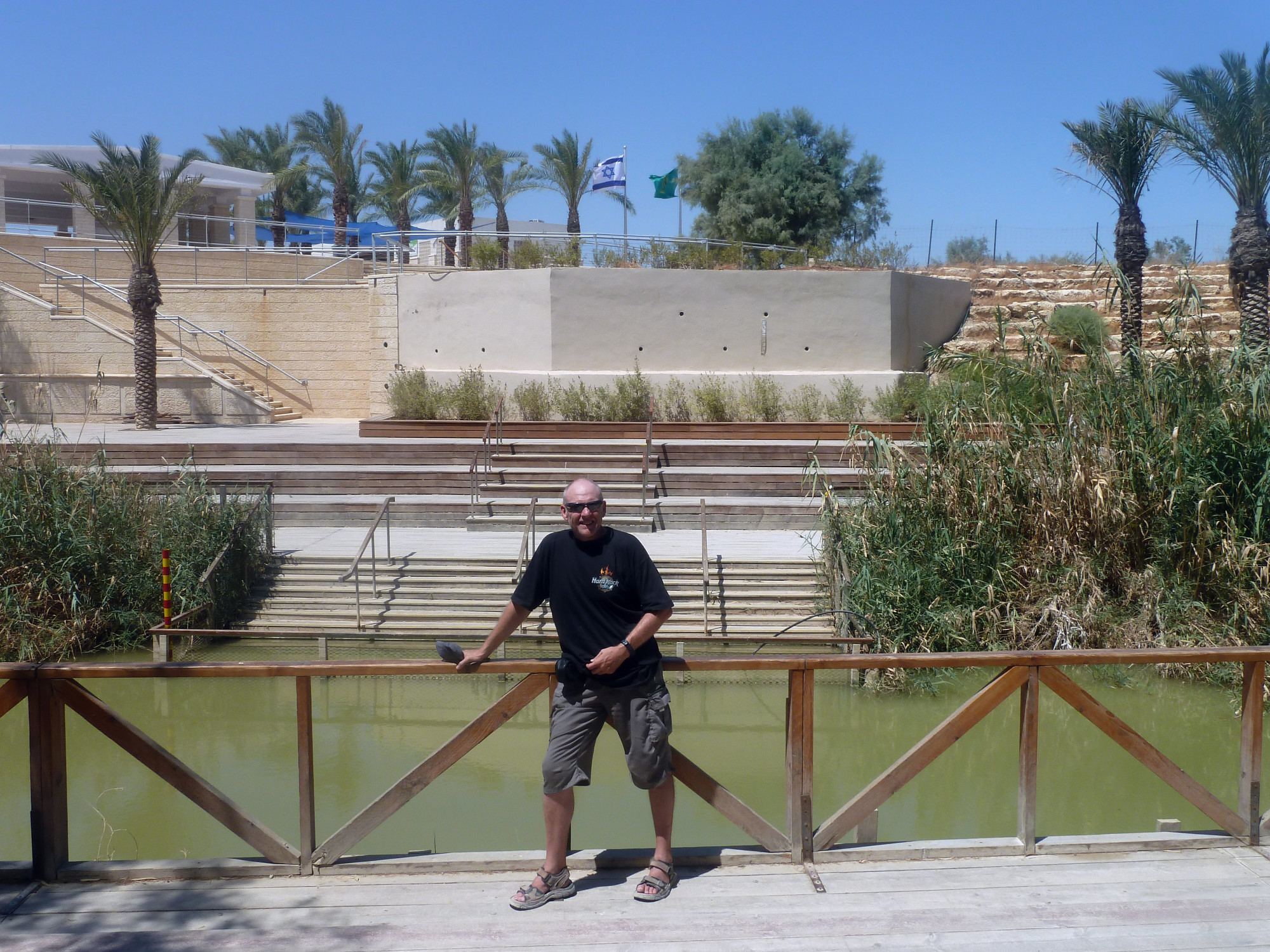Moi at Baptism Site Jesus Chist River Jordan