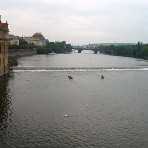 View of the Vltava River from the Bridge