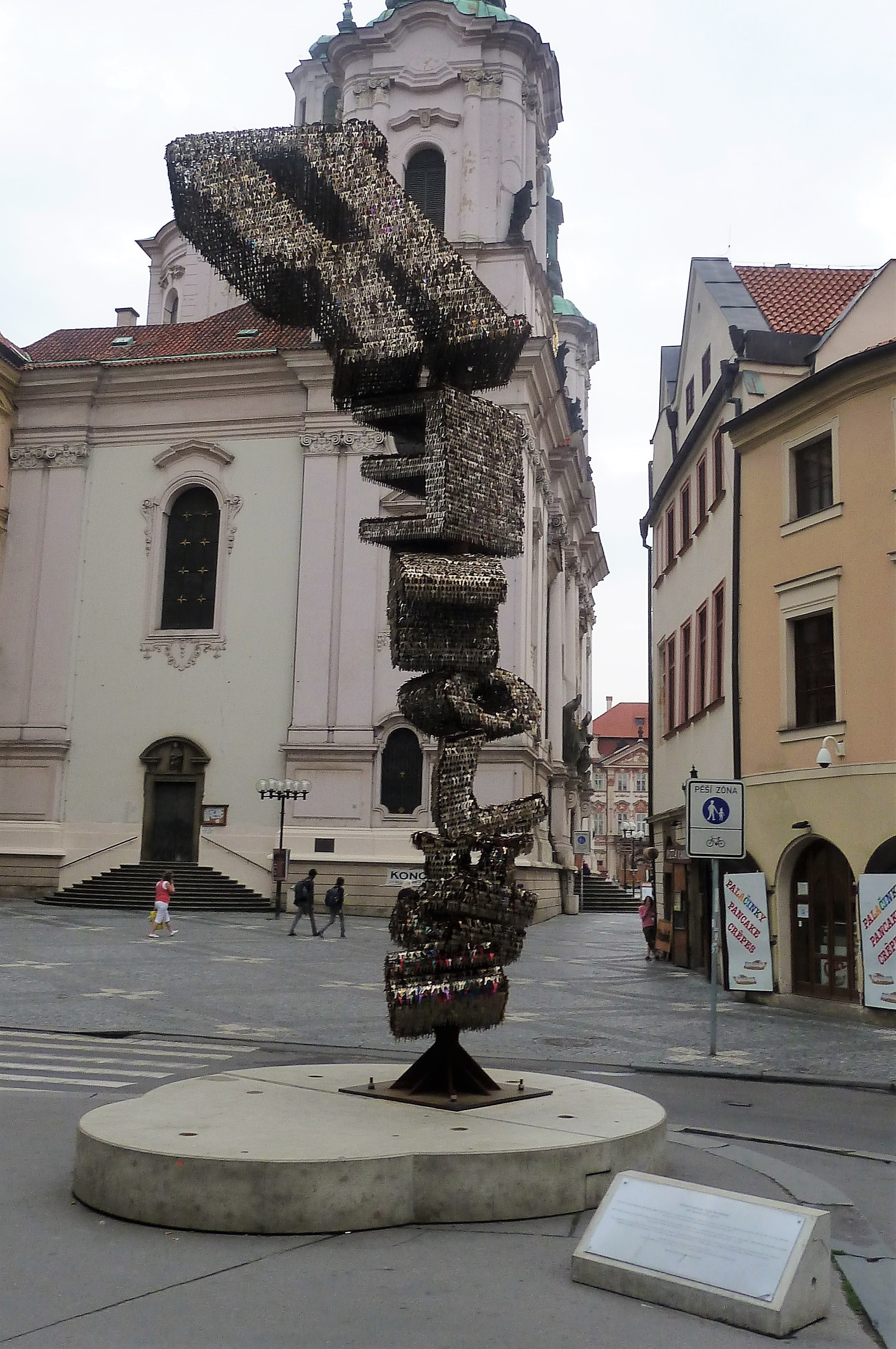 Key Sculpture on Franz Kafka Square