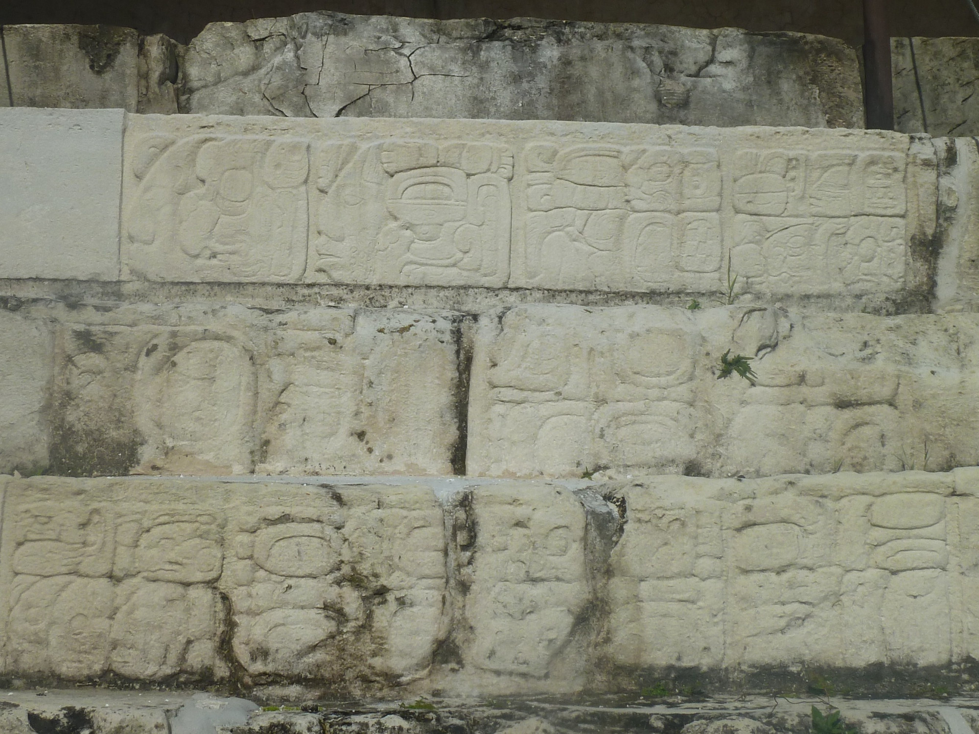 Carved Glyphs on steps