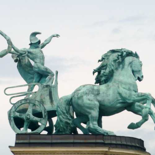 Chariot Statue with Man Millennium Monument