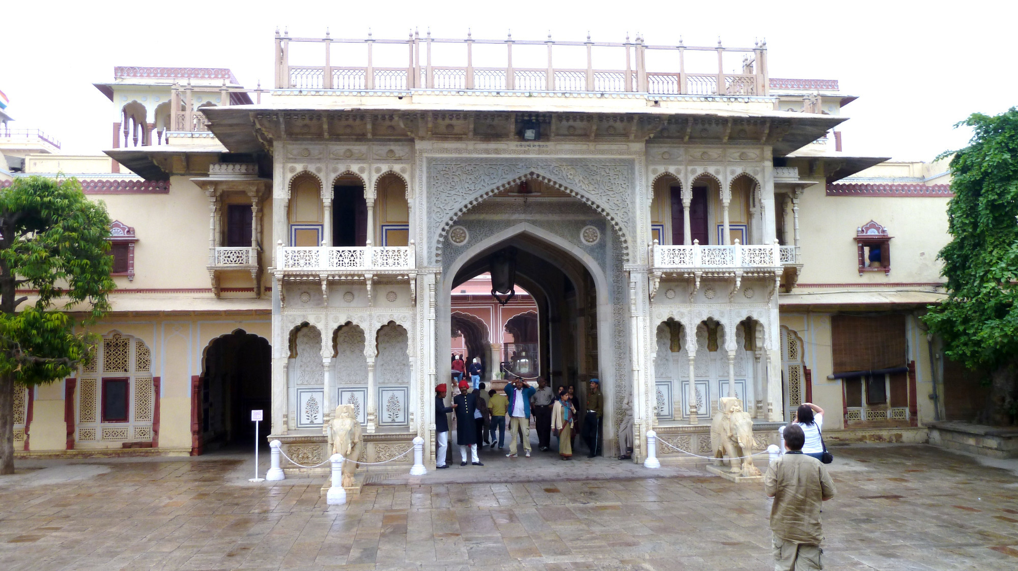 Marble entrance gate of City Palace