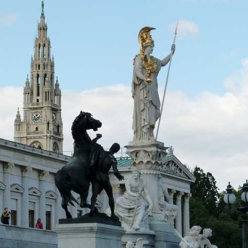 Horse and Fountain Statues