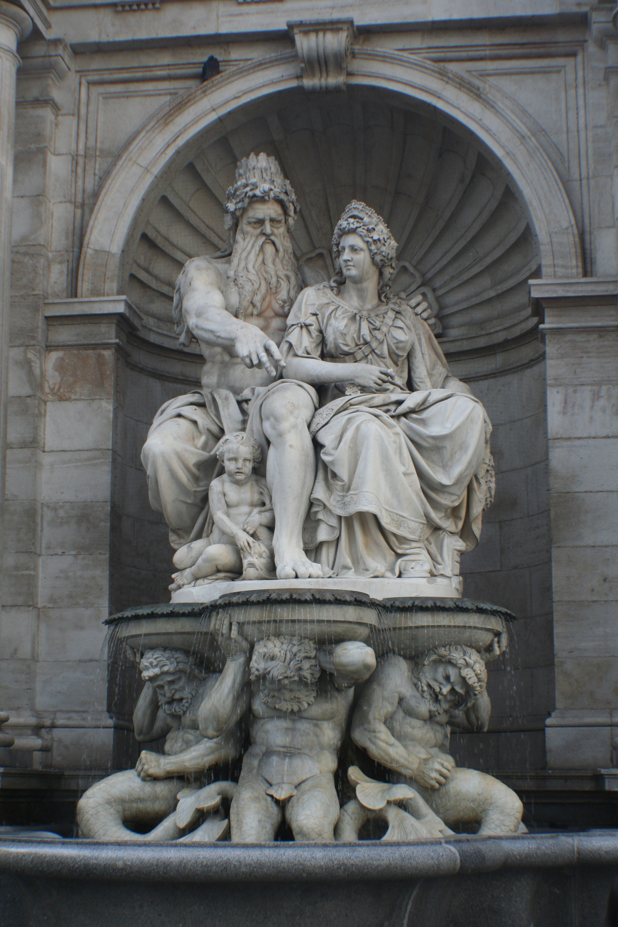 fountain Allegory of the Danube. 