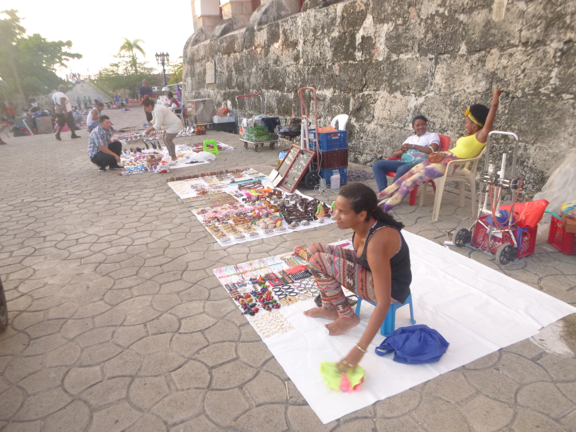 Street Traders outside Museum