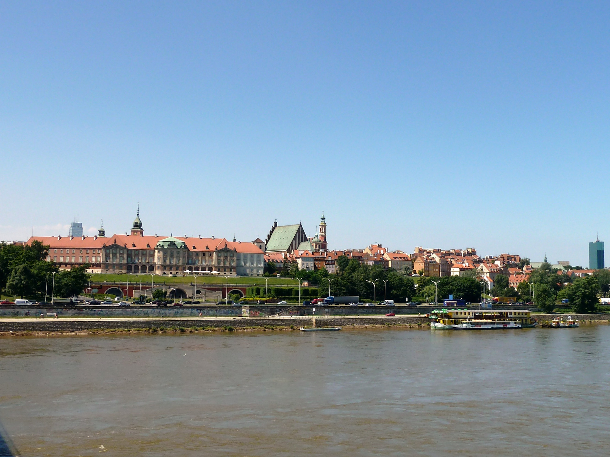 View of old town from the bridge