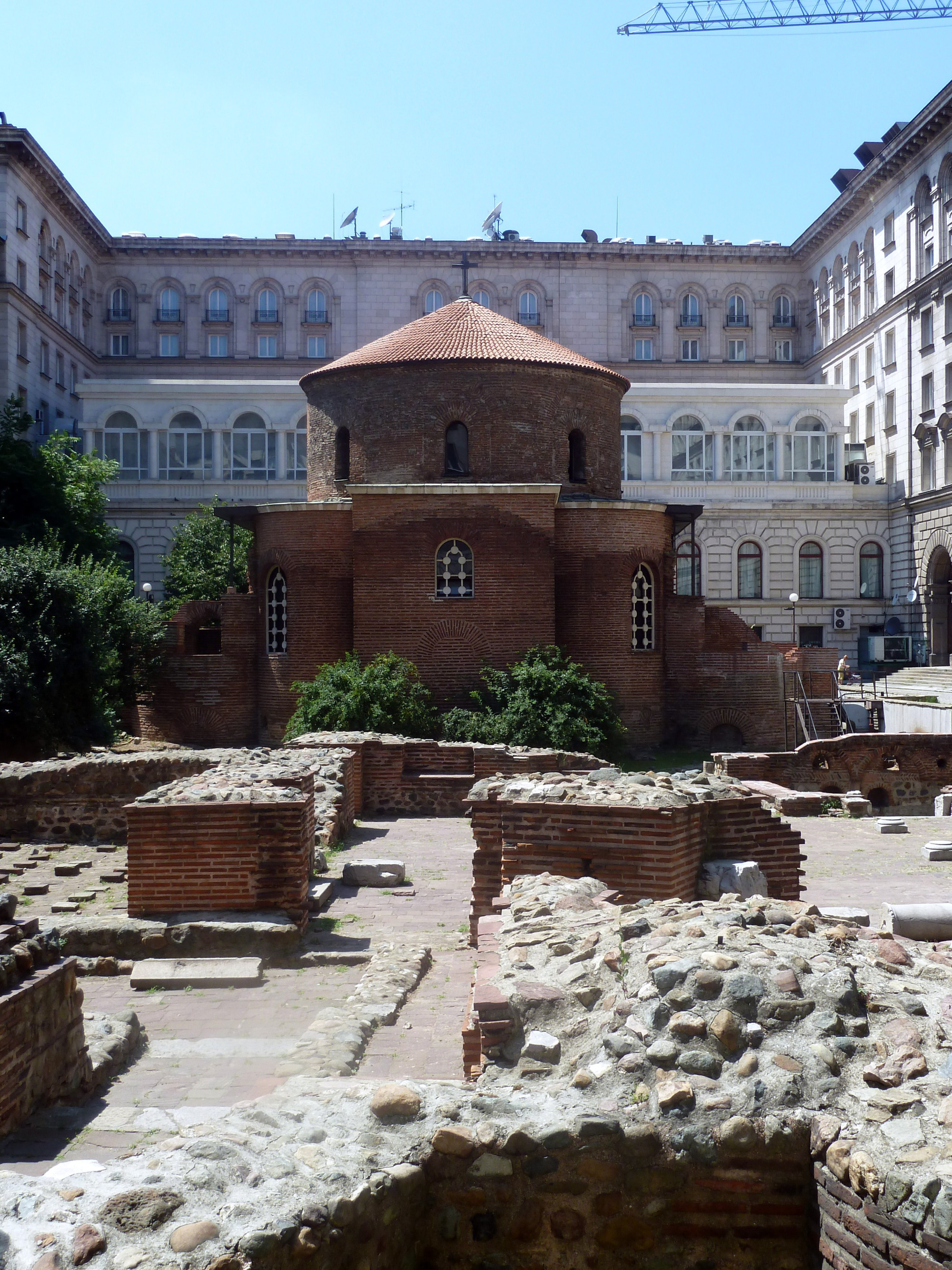 Sofia's oldest building, this 4th-century Christian church is cylindrical, with a frescoed dome.