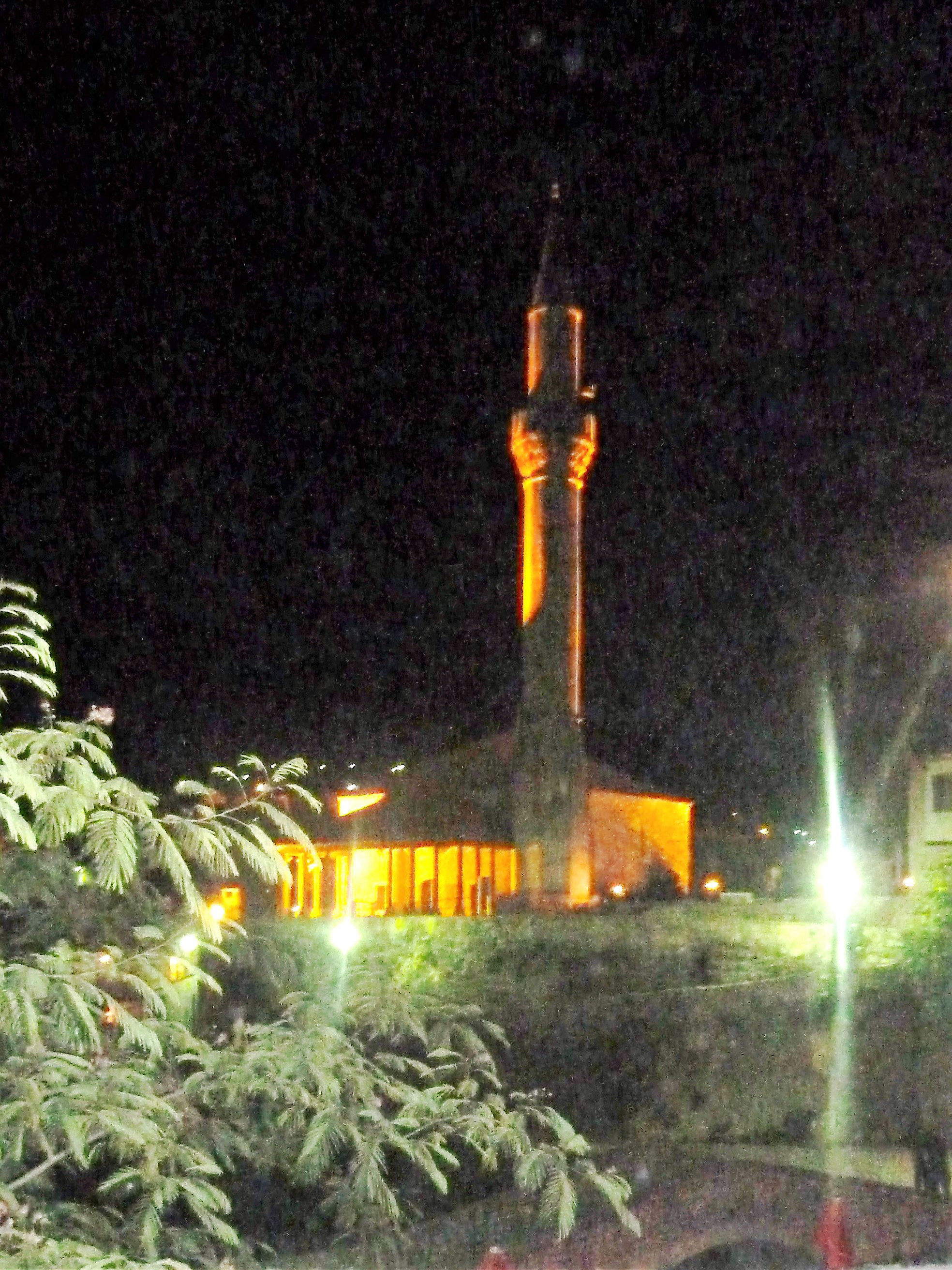 Mosque by night